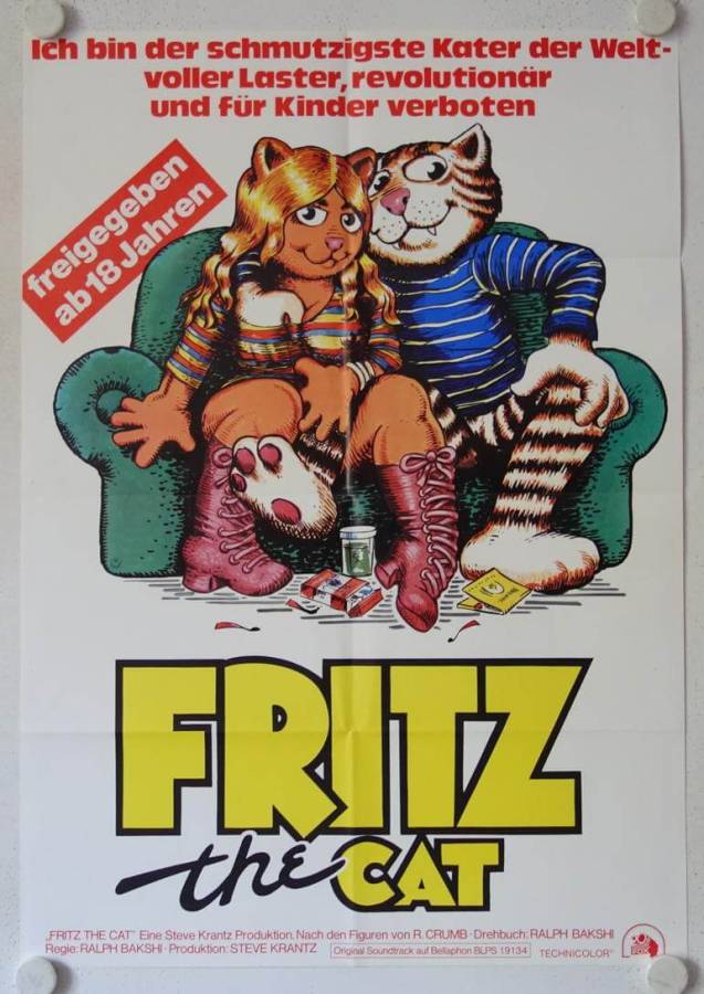 Fritz the Cat original release german movie poster